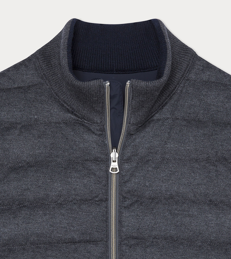Zippered Reversible Padded Gilet