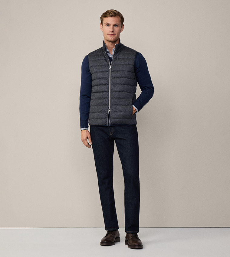 Zippered Reversible Padded Gilet