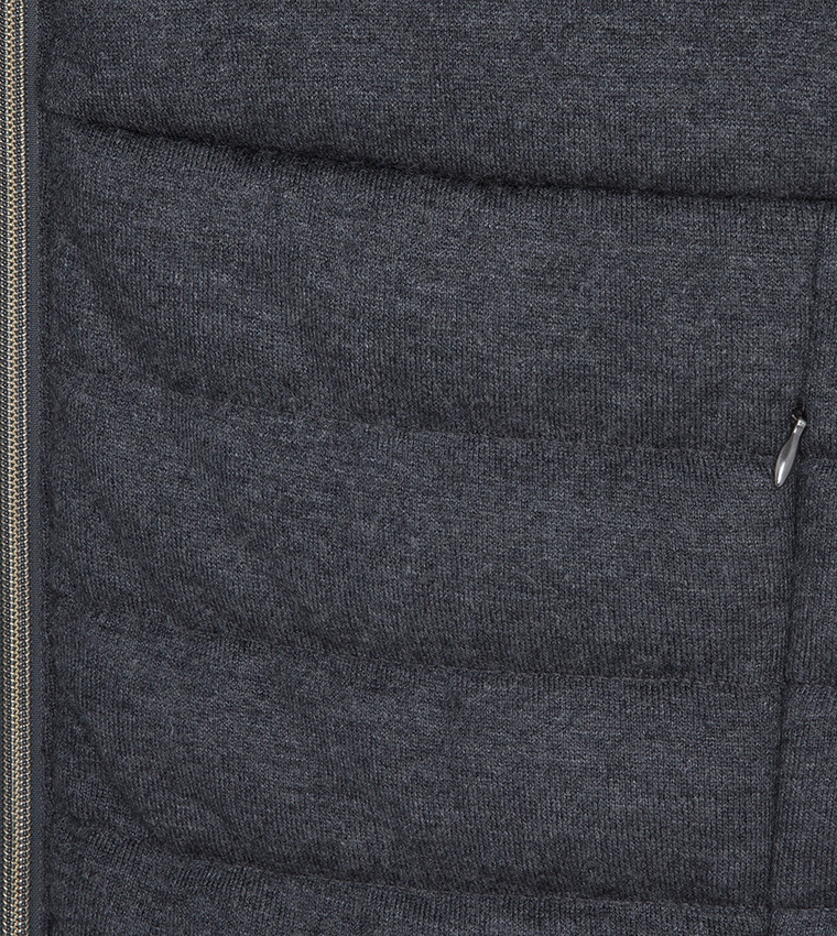 Zippered Reversible Padded Gilet