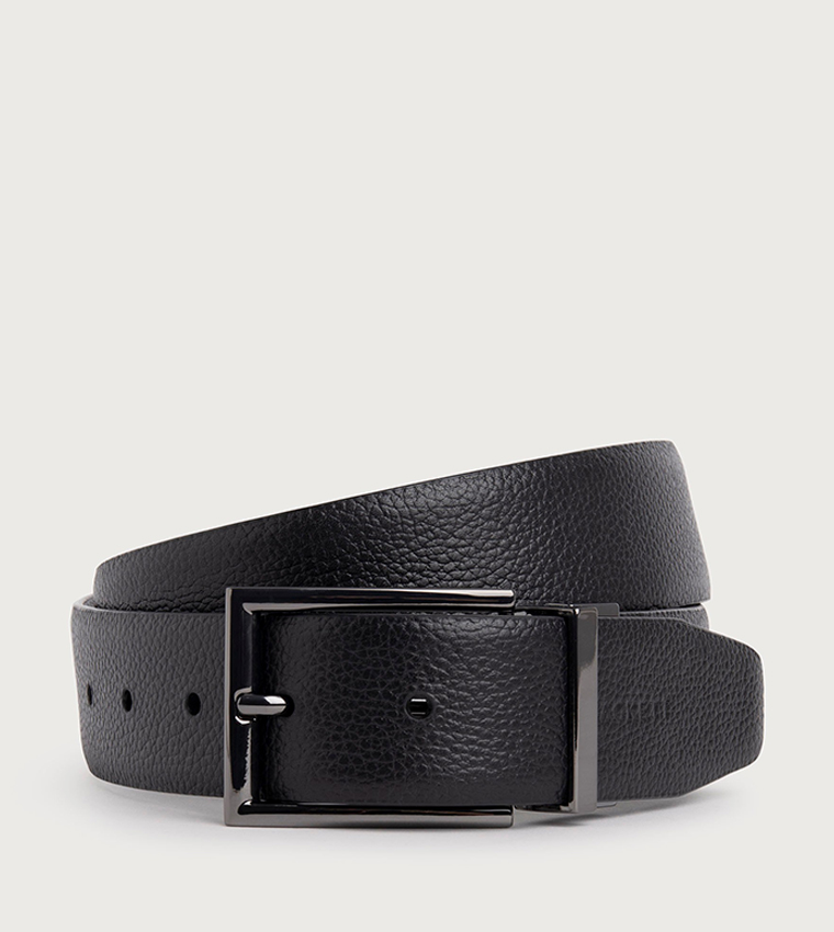 Buy Hackett Reversible Leather Belt In Black 6thStreet UAE