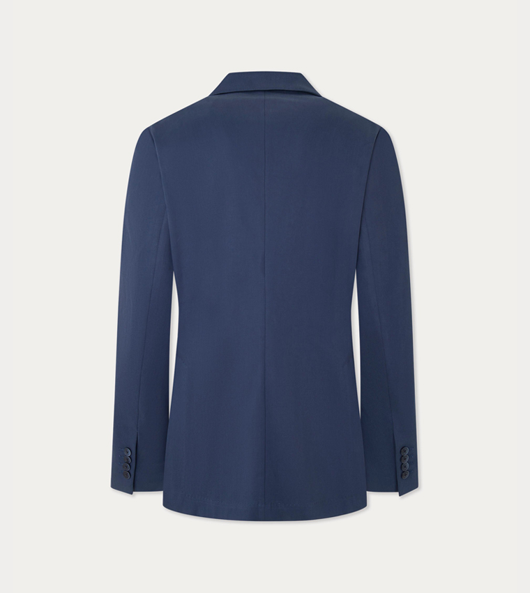 Single Breasted Lapel Collar Blazer