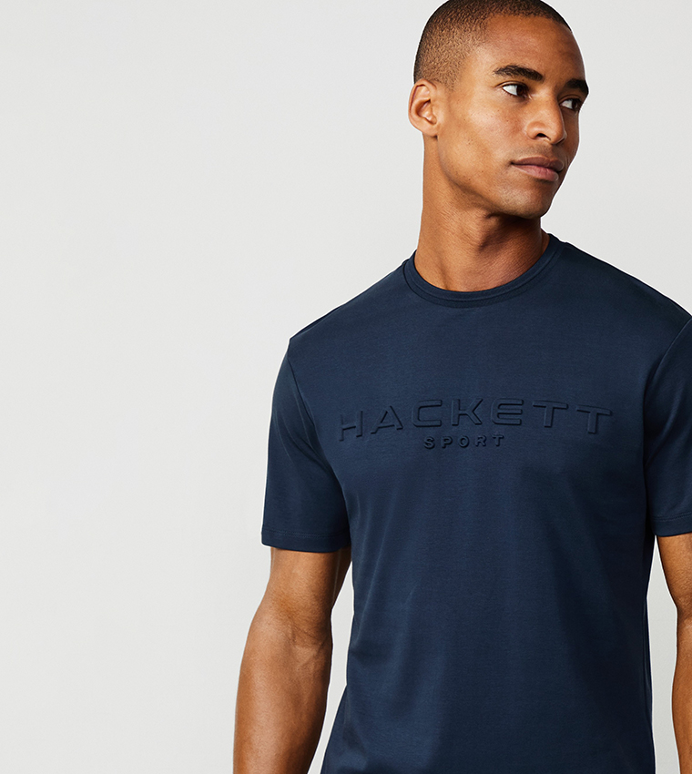 Logo Embossed Regular Fit T-Shirt