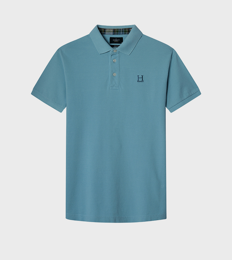 Logo Detail Classic Fit Short Sleeves Polo T-Shirt