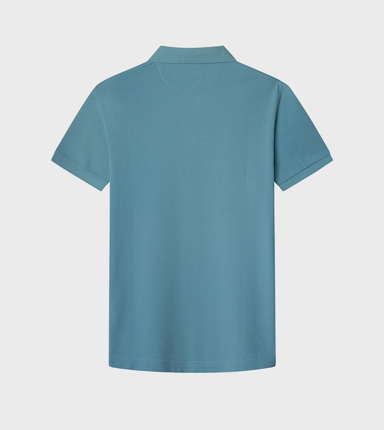 Logo Detail Classic Fit Short Sleeves Polo T-Shirt