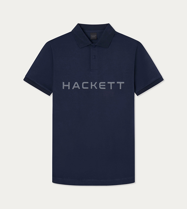 Logo Printed Short Sleeves Polo T-Shirt