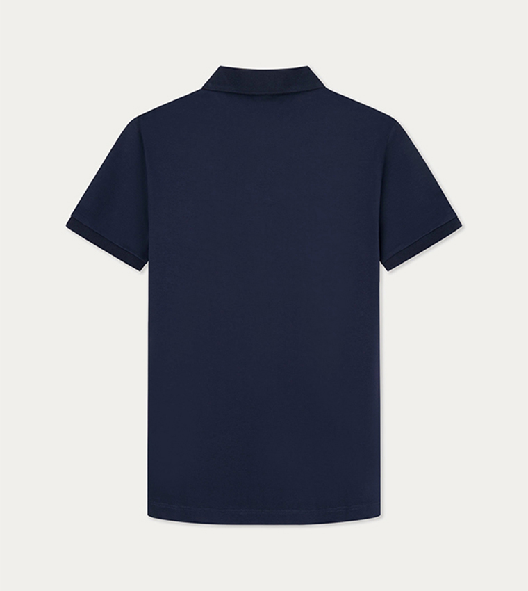 Logo Printed Short Sleeves Polo T-Shirt