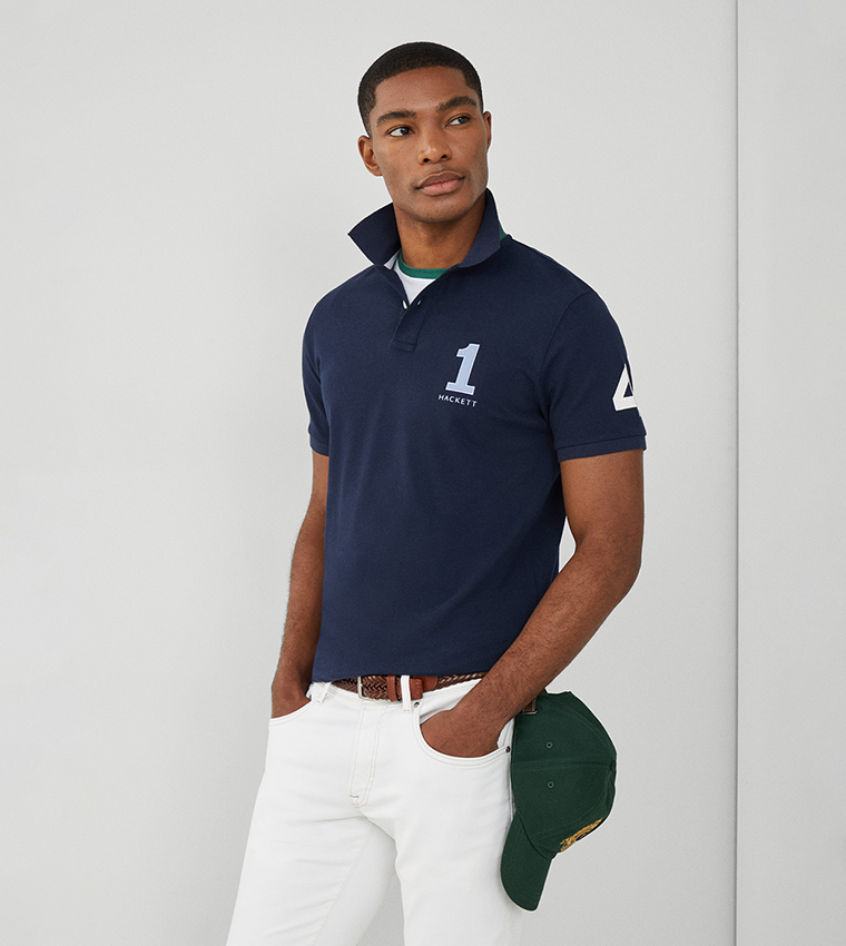 Embroidered Polo T-Shirt 