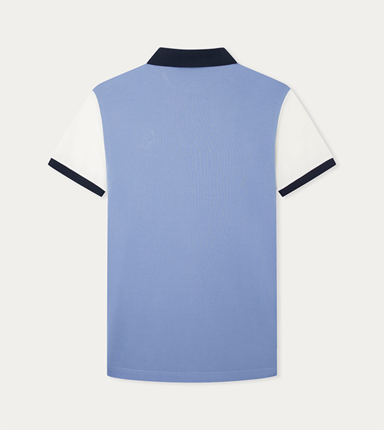 Logo Embroidered Contrast Detail Polo T-Shirt