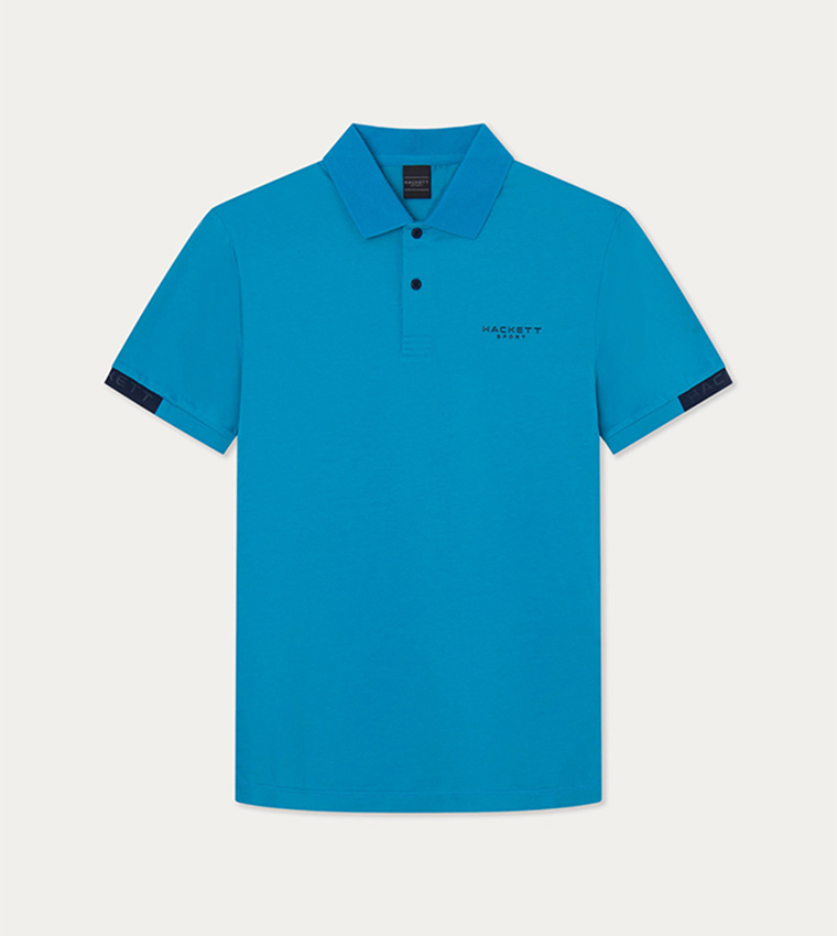 Logo Detail Short Sleeves Polo T-Shirt