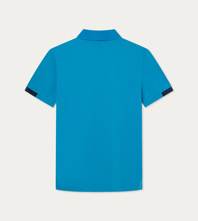 Logo Detail Short Sleeves Polo T-Shirt