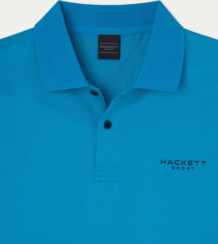 Logo Detail Short Sleeves Polo T-Shirt