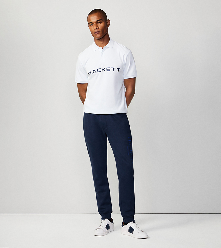 Logo Printed Slim Fit Polo T-Shirt