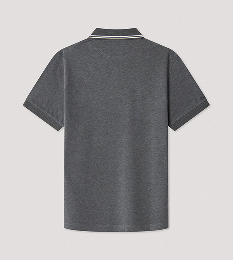 Contrast Tipping Polo T-Shirt