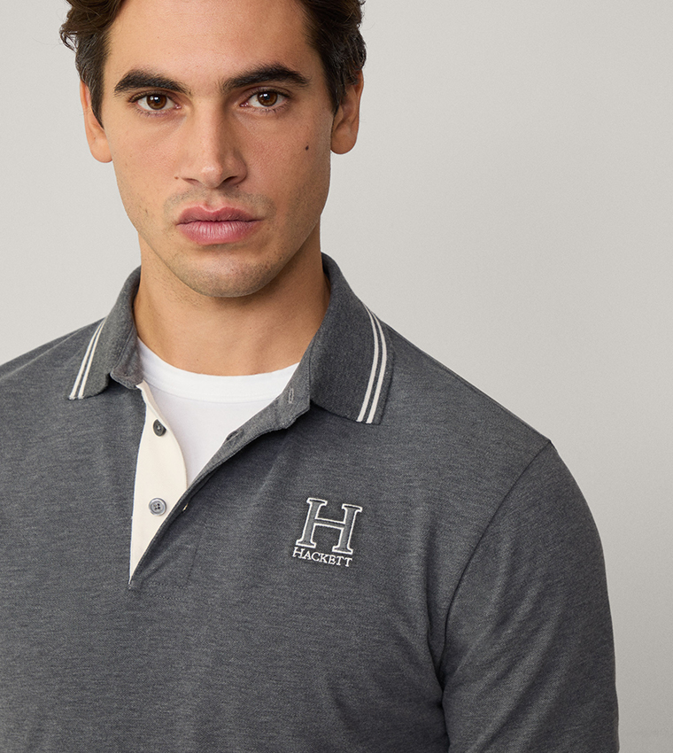 Contrast Tipping Polo T-Shirt
