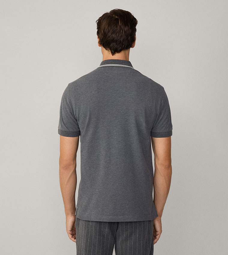 Contrast Tipping Polo T-Shirt