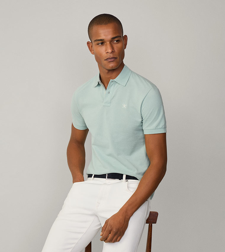 Slim Fit Short Sleeves Polo T-Shirt