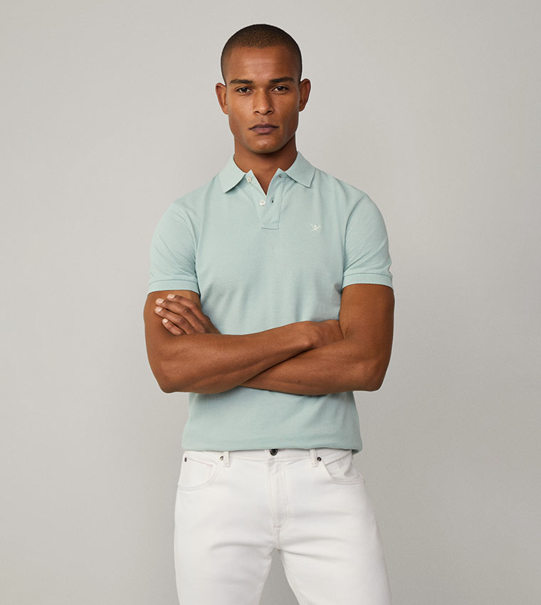 Slim Fit Short Sleeves Polo T-Shirt