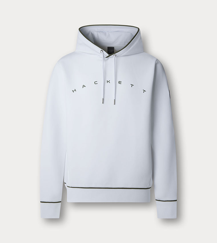 Logo Printed Long Sleeves Hoodie