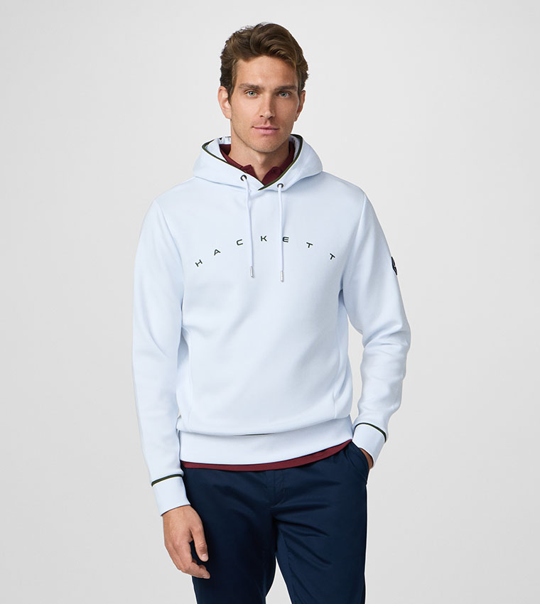 Logo Printed Long Sleeves Hoodie