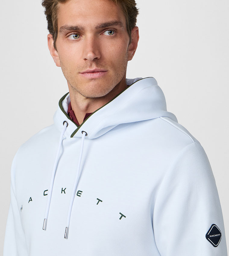 Logo Printed Long Sleeves Hoodie