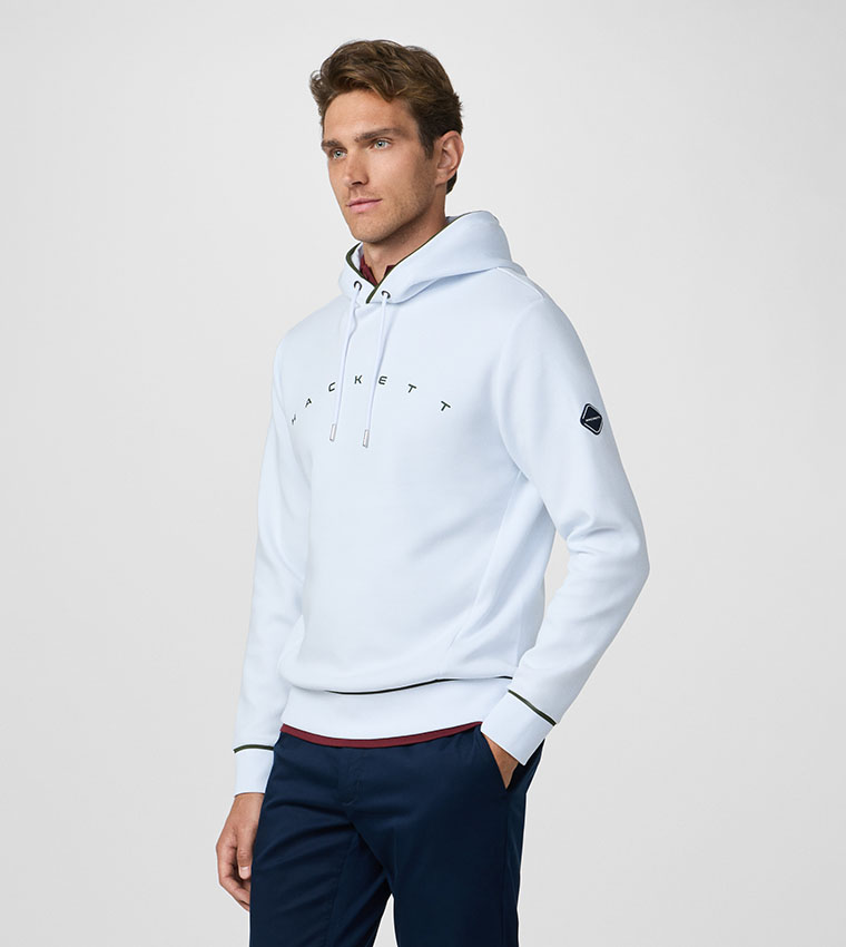 Logo Printed Long Sleeves Hoodie