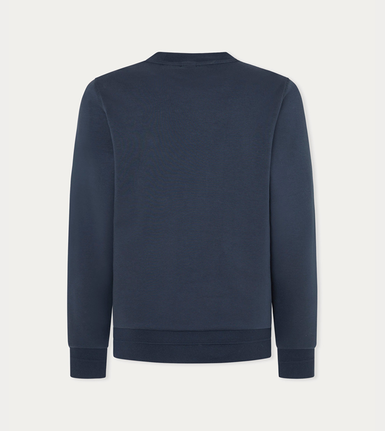 Logo Embossed Long Sleeves Sweatshirt