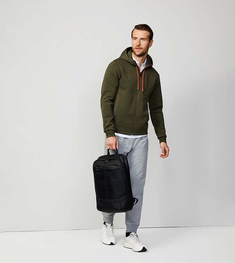 Zippered Long Sleeves Hooded Jacket