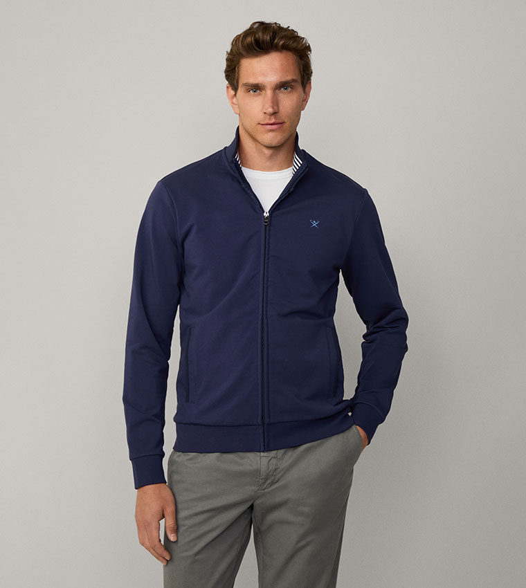 High Neck Long Sleeves Bomber Jacket