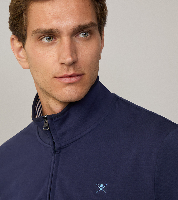 High Neck Long Sleeves Bomber Jacket