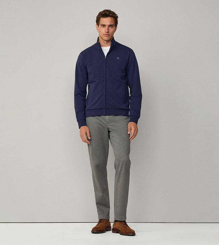 High Neck Long Sleeves Bomber Jacket