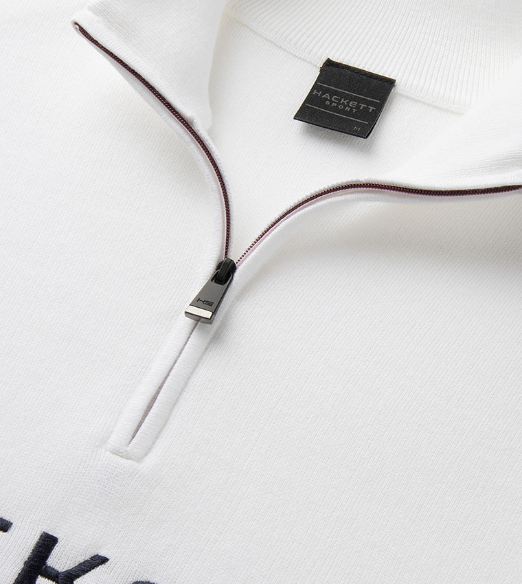 Logo Detail High Neck Sweater