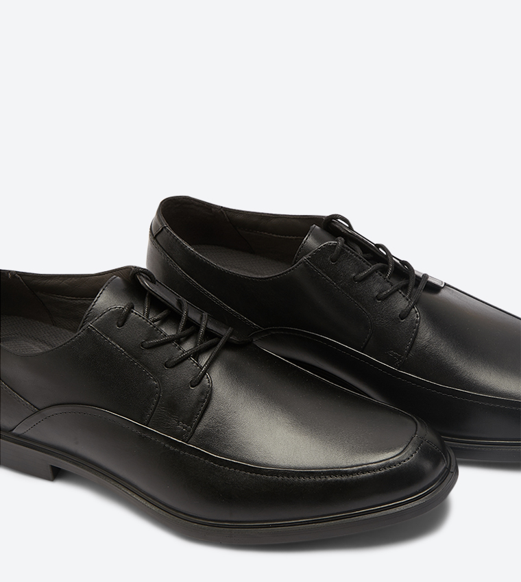 Turner Mt Lace Up Closure Oxford Shoes - Black