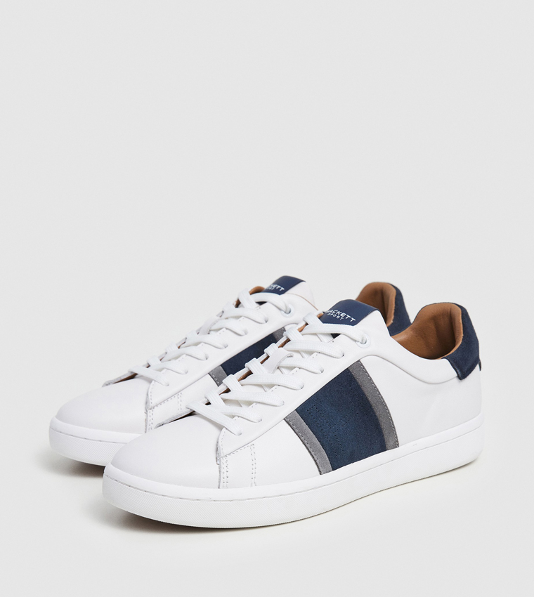 Color Block Lace-Up Sneakers
