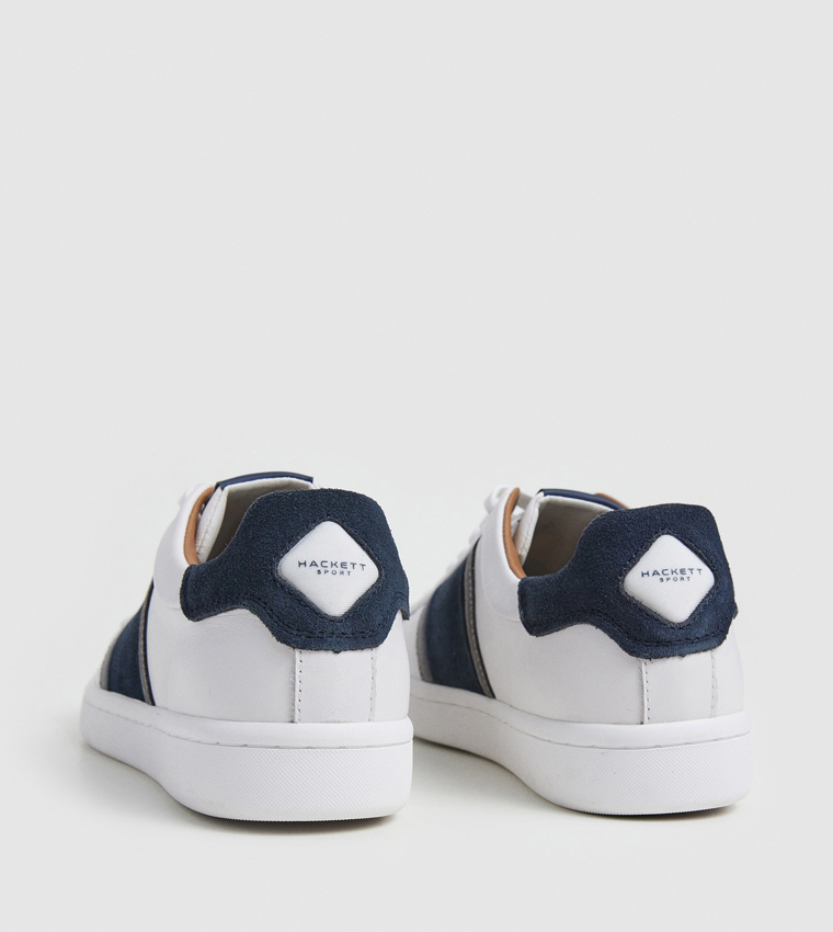Color Block Lace-Up Sneakers