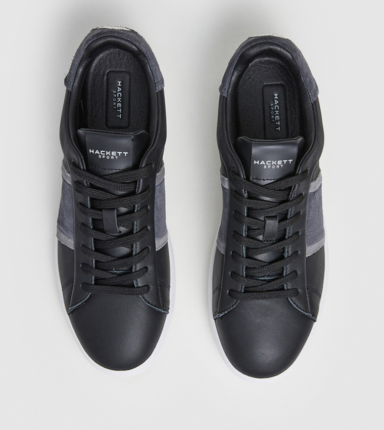 Color Block Lace-Up Sneakers