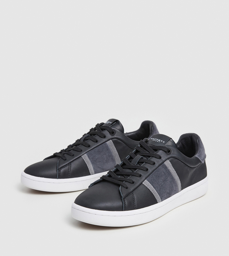 Color Block Lace-Up Sneakers