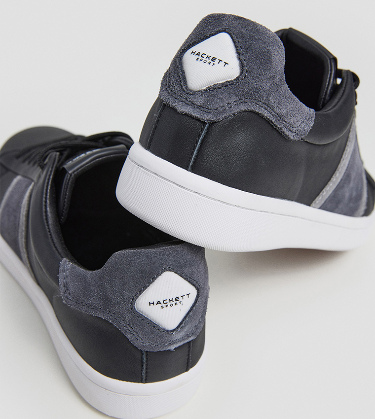 Color Block Lace-Up Sneakers