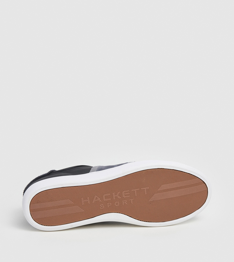 Color Block Lace-Up Sneakers