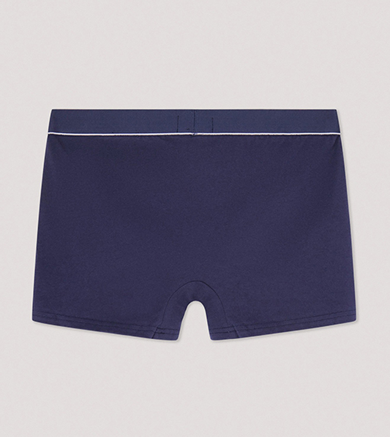 3-Pack Logo Waistband Trunks