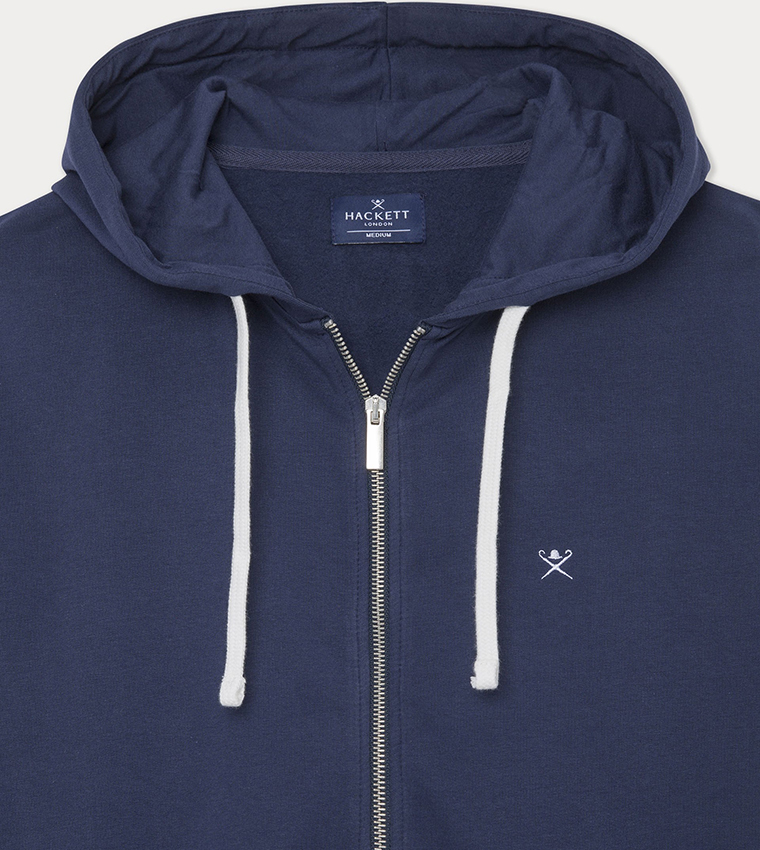 جاكيت هودي بشعار مطرز