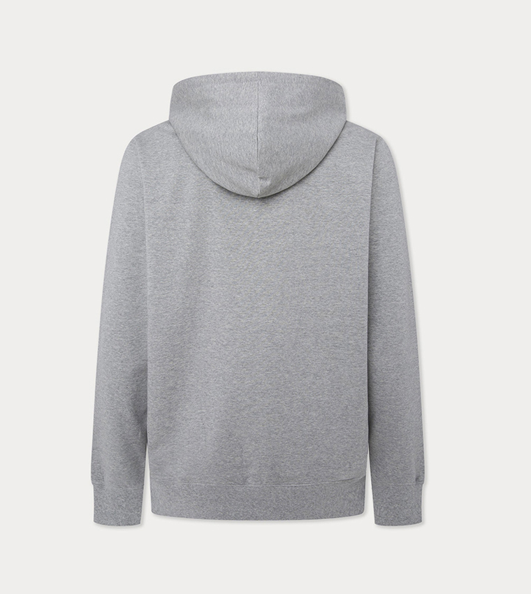 جاكيت هودي بشعار مطرز