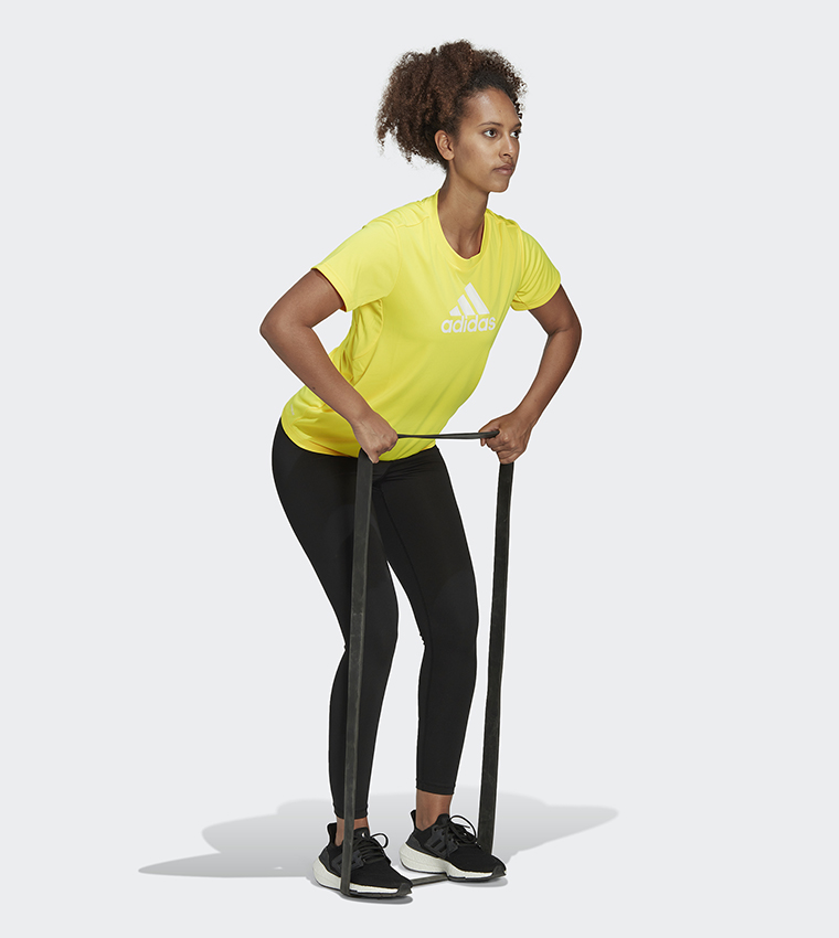 Yellow and blue adidas t shirt hotsell