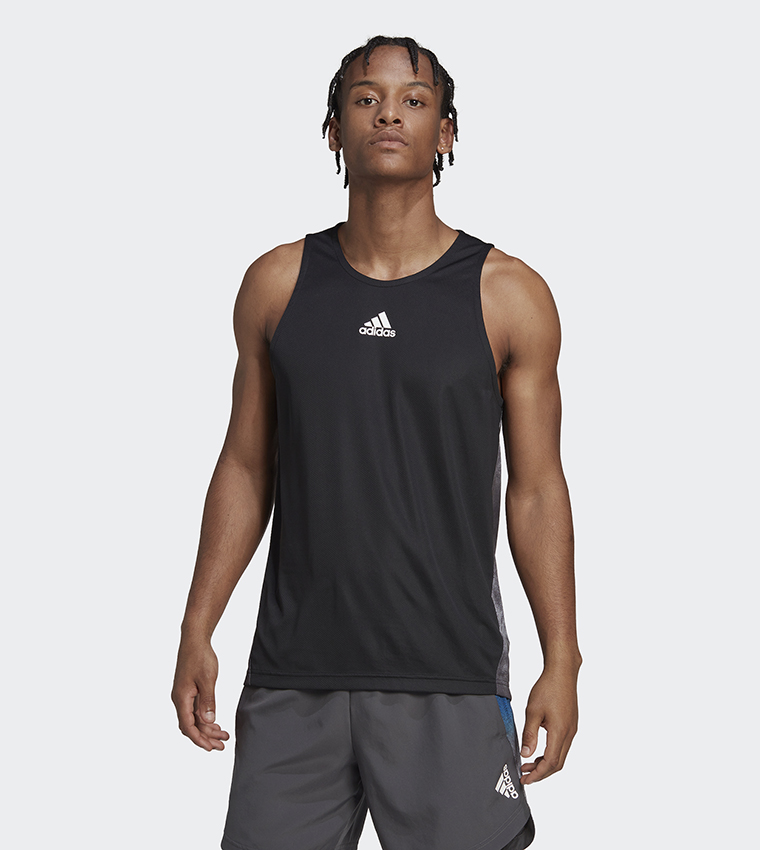 Black adidas sale tank top