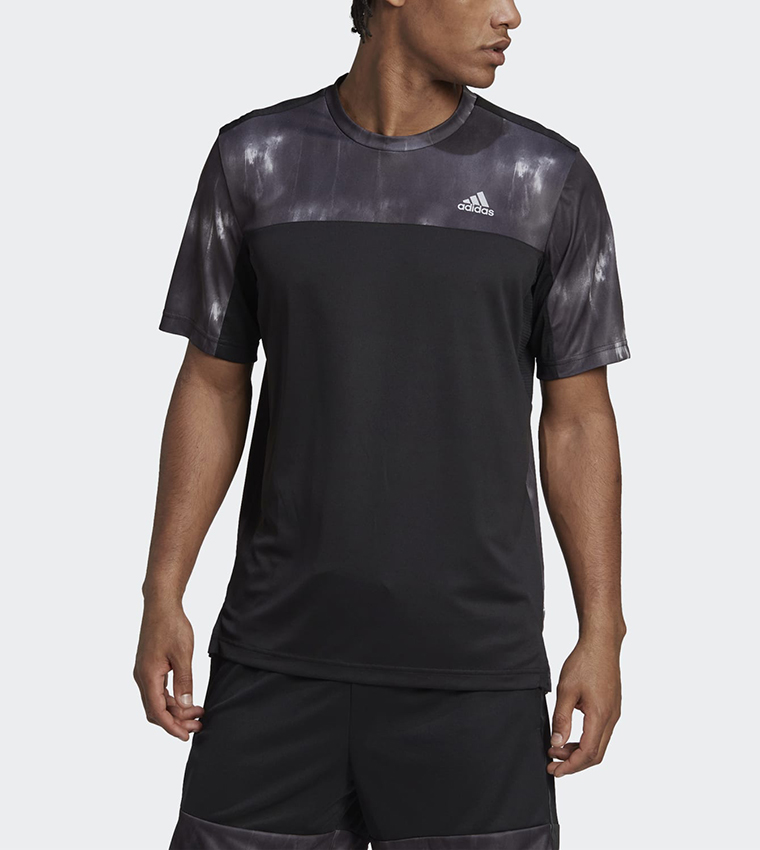 adidas men's training essentials tech tee