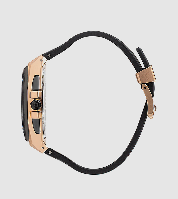Tonneau Black Dial Chronograph Watch