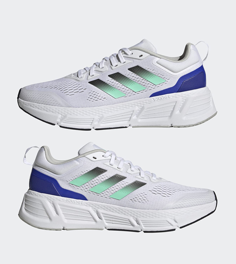 Buy Adidas QUESTAR Lace Up Running Shoes In White 6thStreet Saudi Arabia
