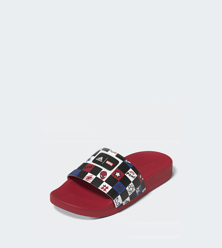 Buy Adidas Adidas X Disney Adilette Comfort Spider Man Slides In