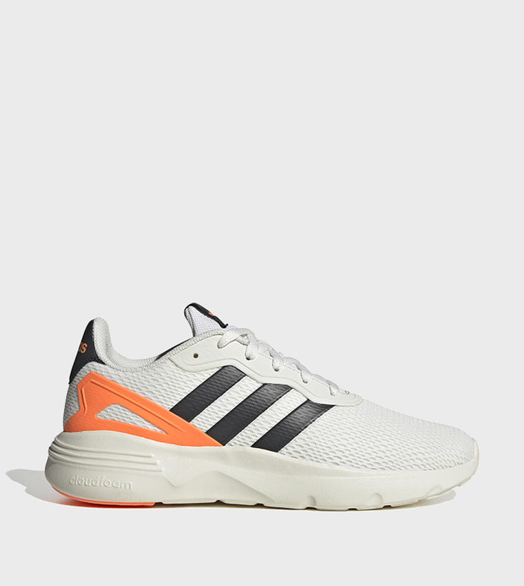 Buy Adidas NEBZED Mesh Lace Up Running Shoes In White 6thStreet Kuwait
