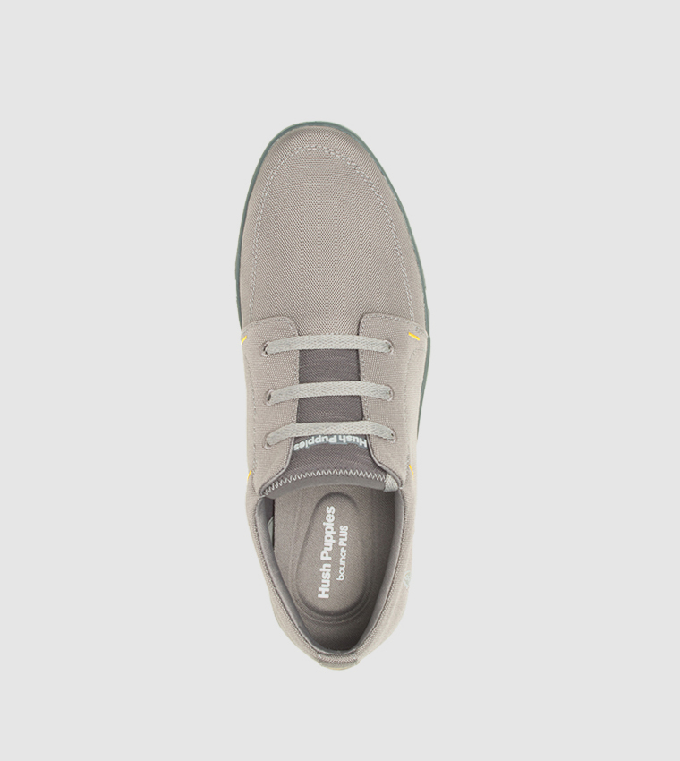 Buy Hush Puppies BRIGGS PT Lace Up Low Top Sneakers In Grey | 6thStreet ...