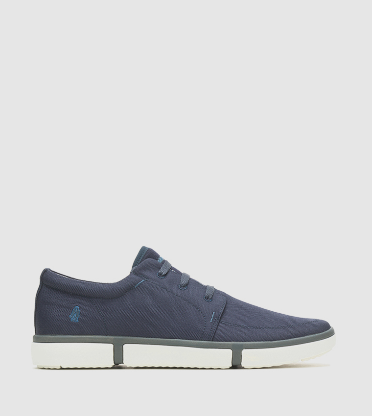 Buy Hush Puppies BRIGGS PT Lace Up Low Top Sneakers In Navy